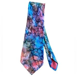 EDGEMONT Marble Multi-Color 100% Silk Tie